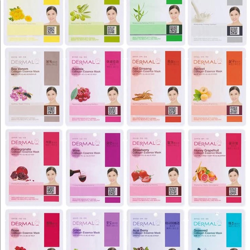 Korean DERMAL Collagen Essence Facial Mask Sheet
